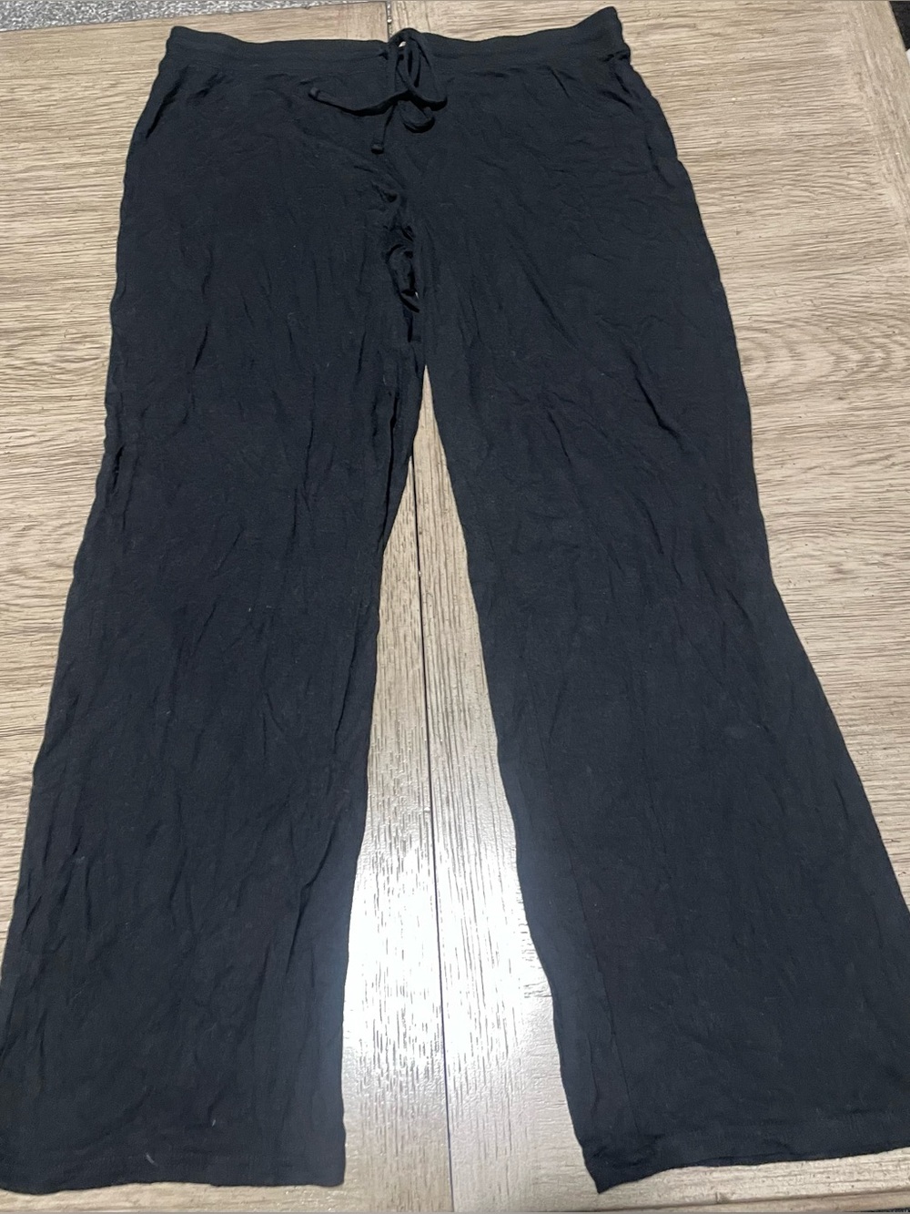 Gilligan & O’Malley women’s lounge pants, black, medium
